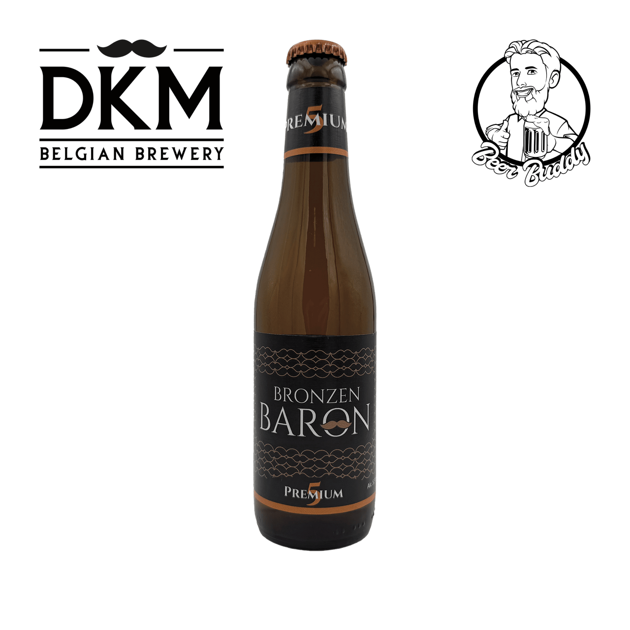 Bronzen Baron Premium 5 - BeerBuddy - DKM Belgian Brewery