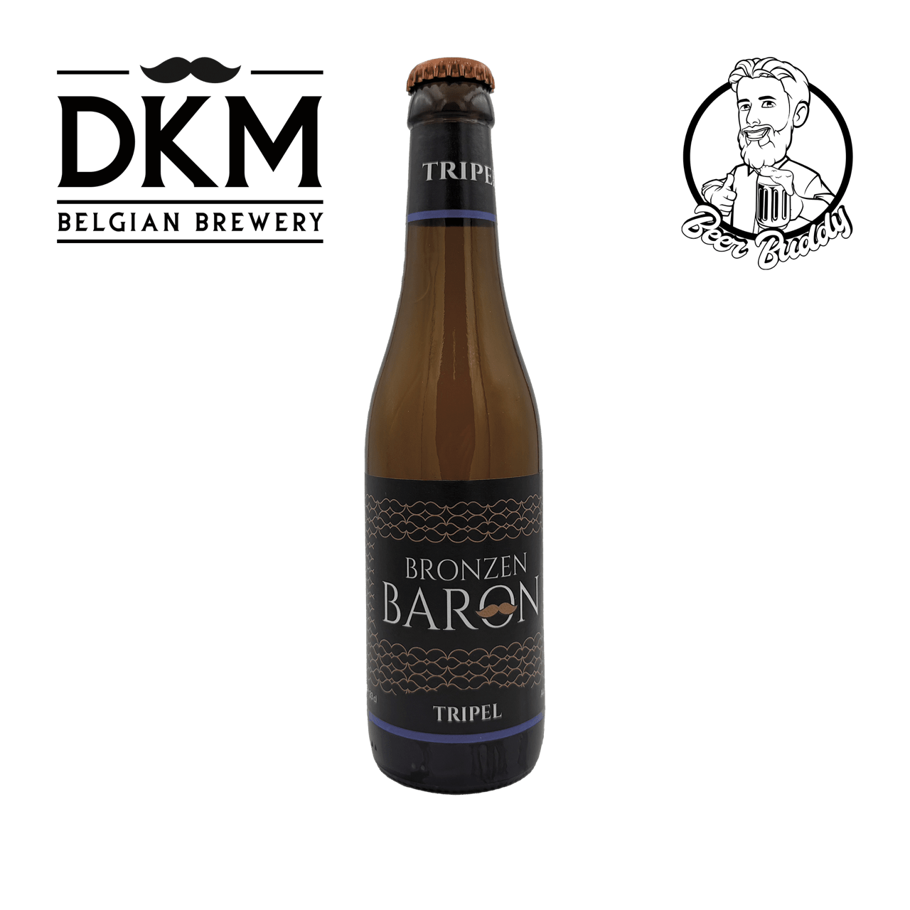 Bronzen Baron Tripel - BeerBuddy - DKM Belgian Brewery