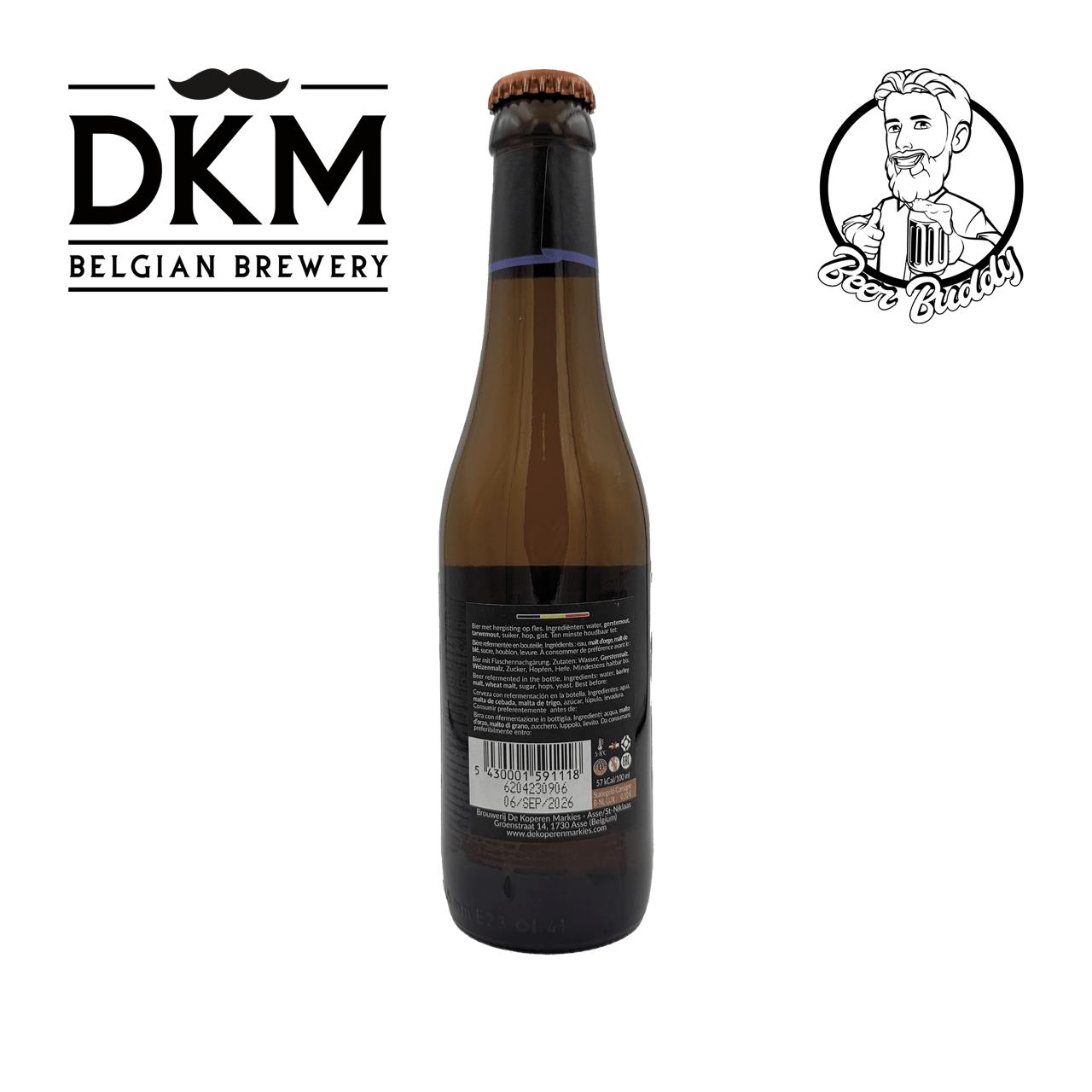 Bronzen Baron Tripel - BeerBuddy - DKM Belgian Brewery