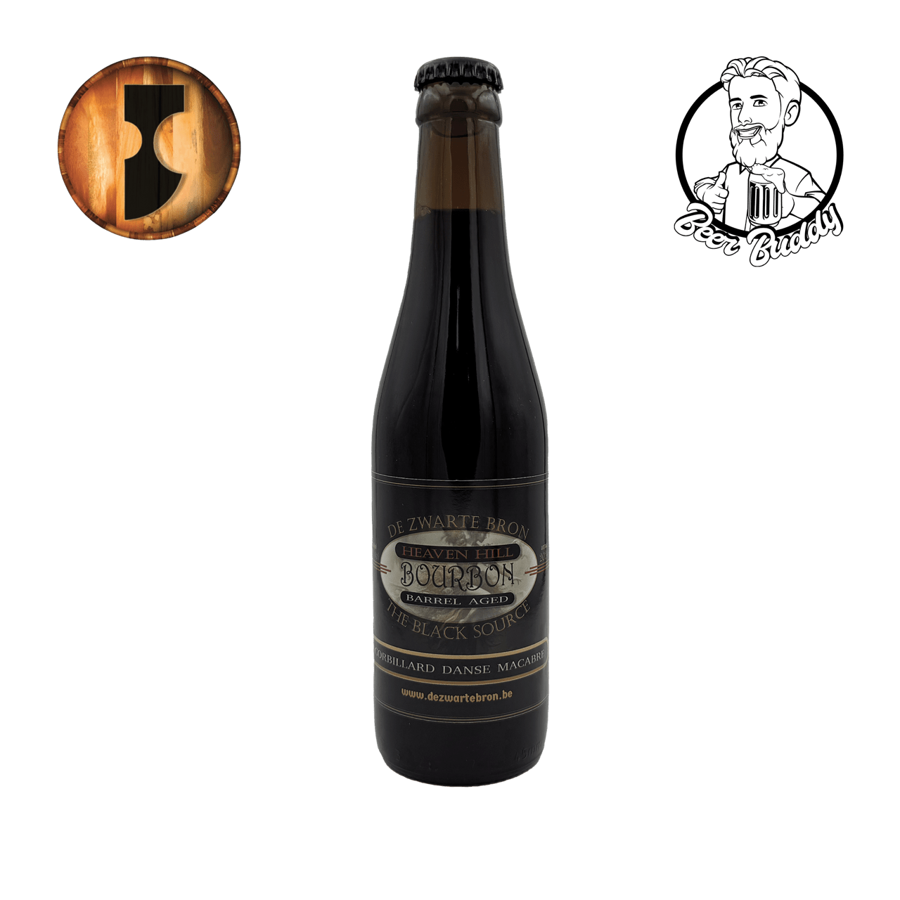 Corbillard Danse Macabre Heaven Hill Bourbon Barrel Aged - BeerBuddy - De Zwarte Bron