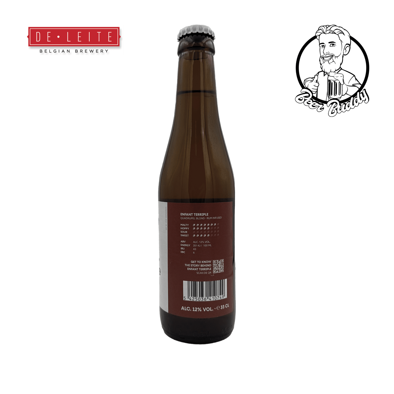 Enfant Terriple Rum Infused - BeerBuddy - Brouwerij De Leite