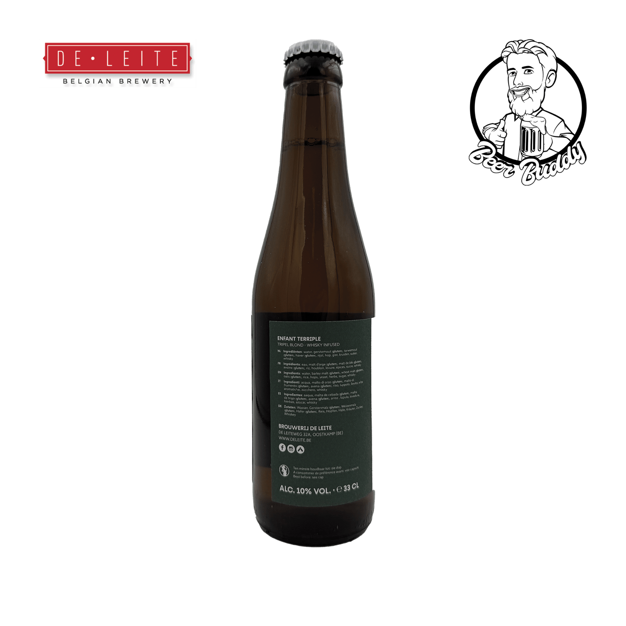 Enfant Terriple Whiskey Infused - BeerBuddy - Brouwerij De Leite