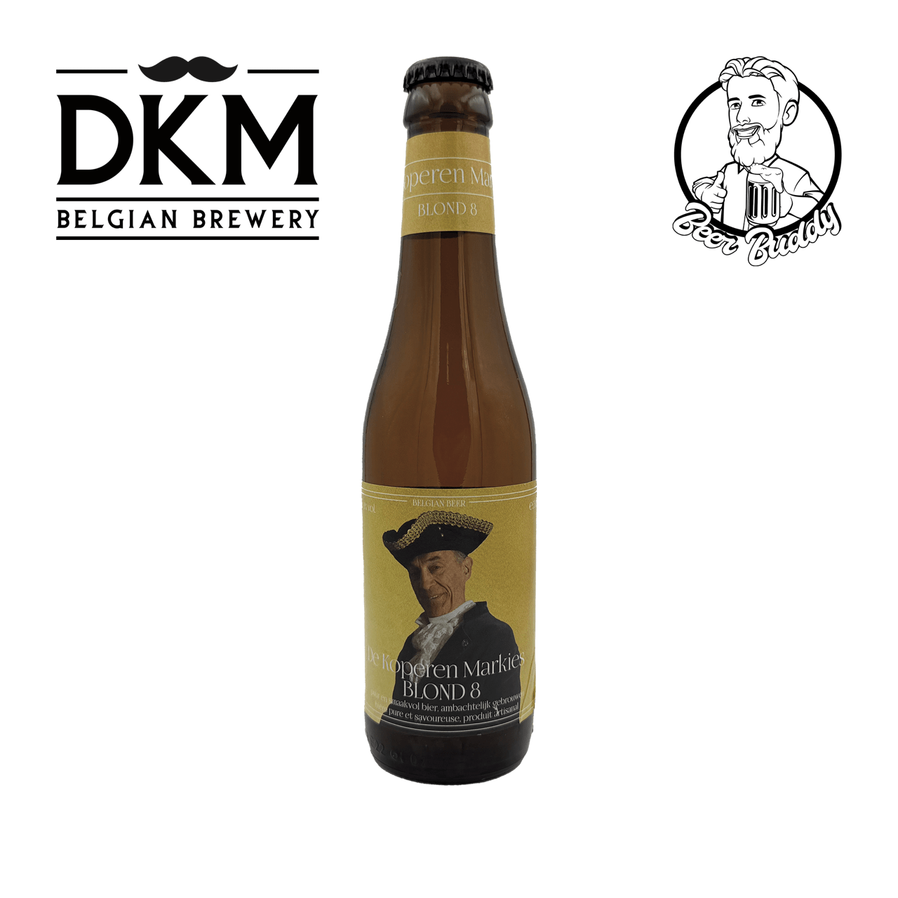 De Koperen Markies Blond 8 - BeerBuddy - DKM Belgian Brewery