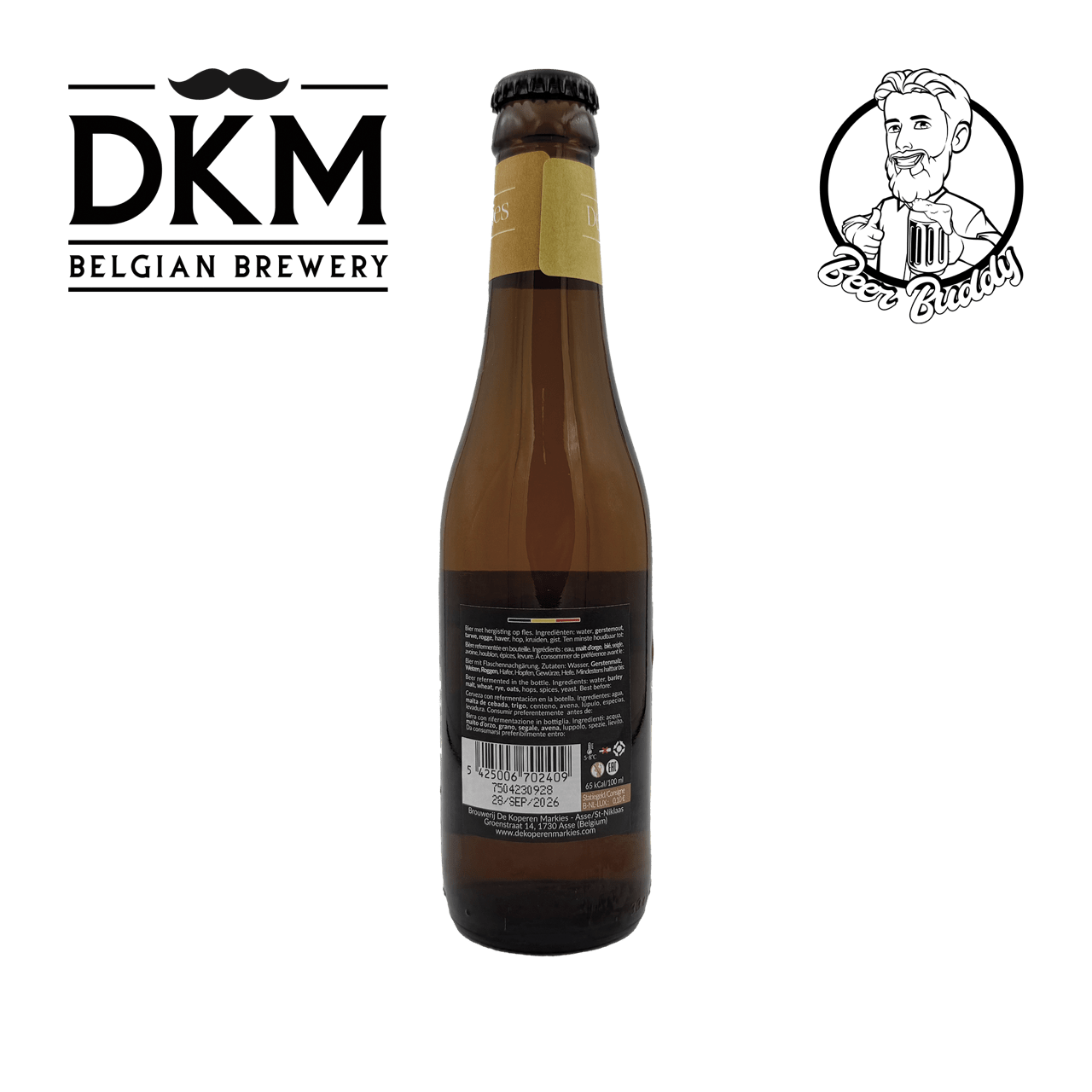 De Koperen Markies Blond 8 - BeerBuddy - DKM Belgian Brewery