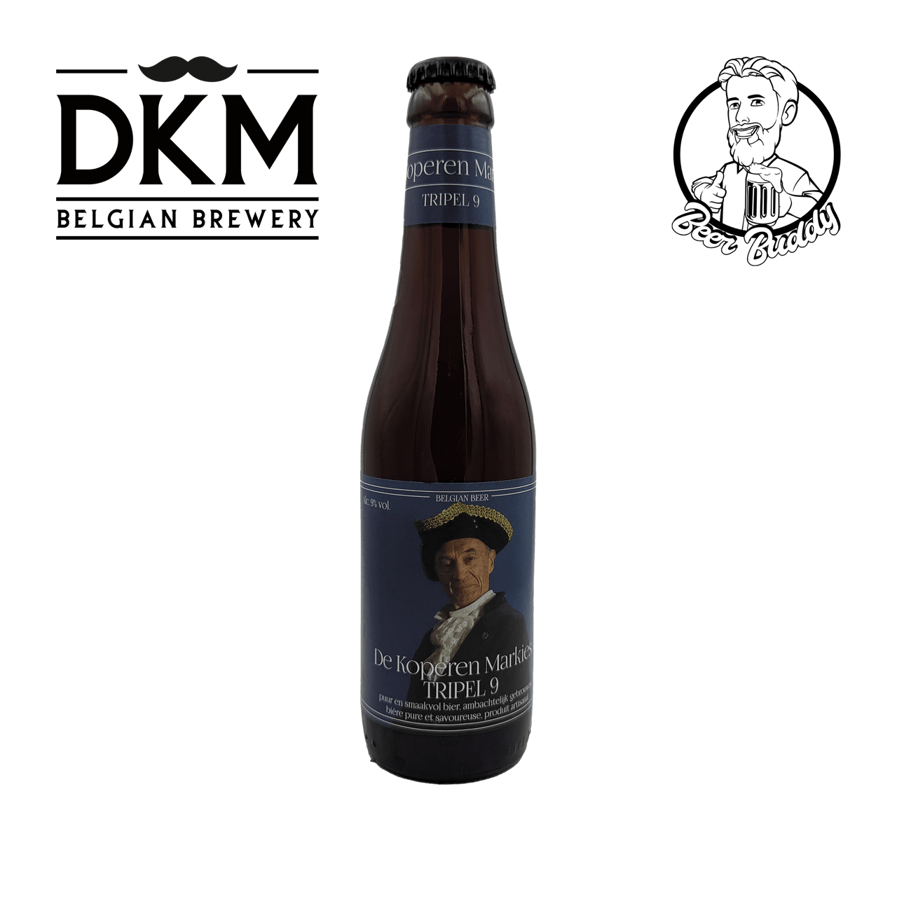 De Koperen Markies Tripel 9 - BeerBuddy - DKM Belgian Brewery