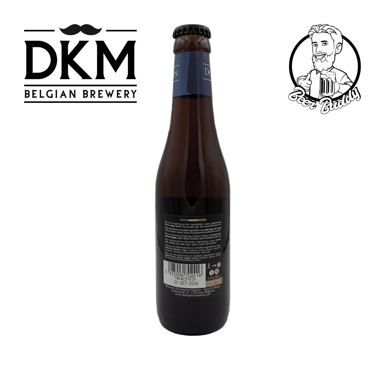 De Koperen Markies Tripel 9 - BeerBuddy - DKM Belgian Brewery