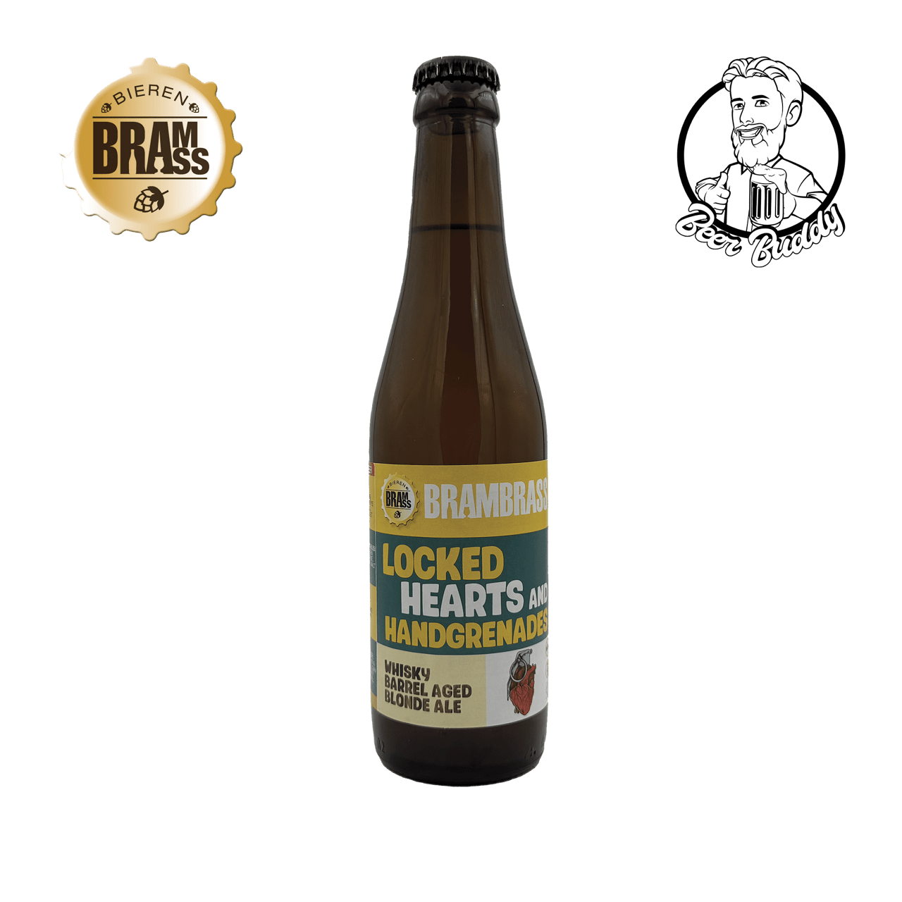 Locked Hearts and Handgrenades - BeerBuddy - Brambrass