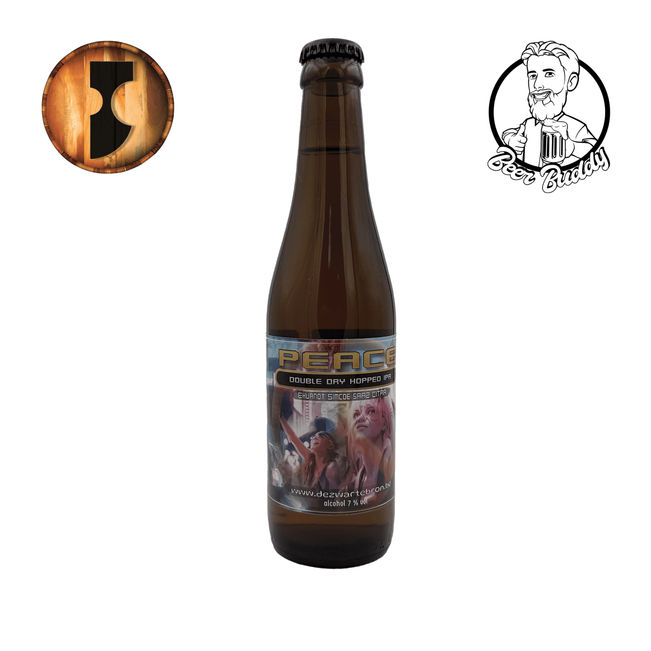 Peace - BeerBuddy - De Zwarte Bron