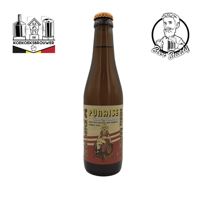 Small Batch #6 Boozy Blonde Red Wine Chateau Des Verdots Barrel Aged Belgian Tripel - BeerBuddy - De Koekoeksbrouwer - ei