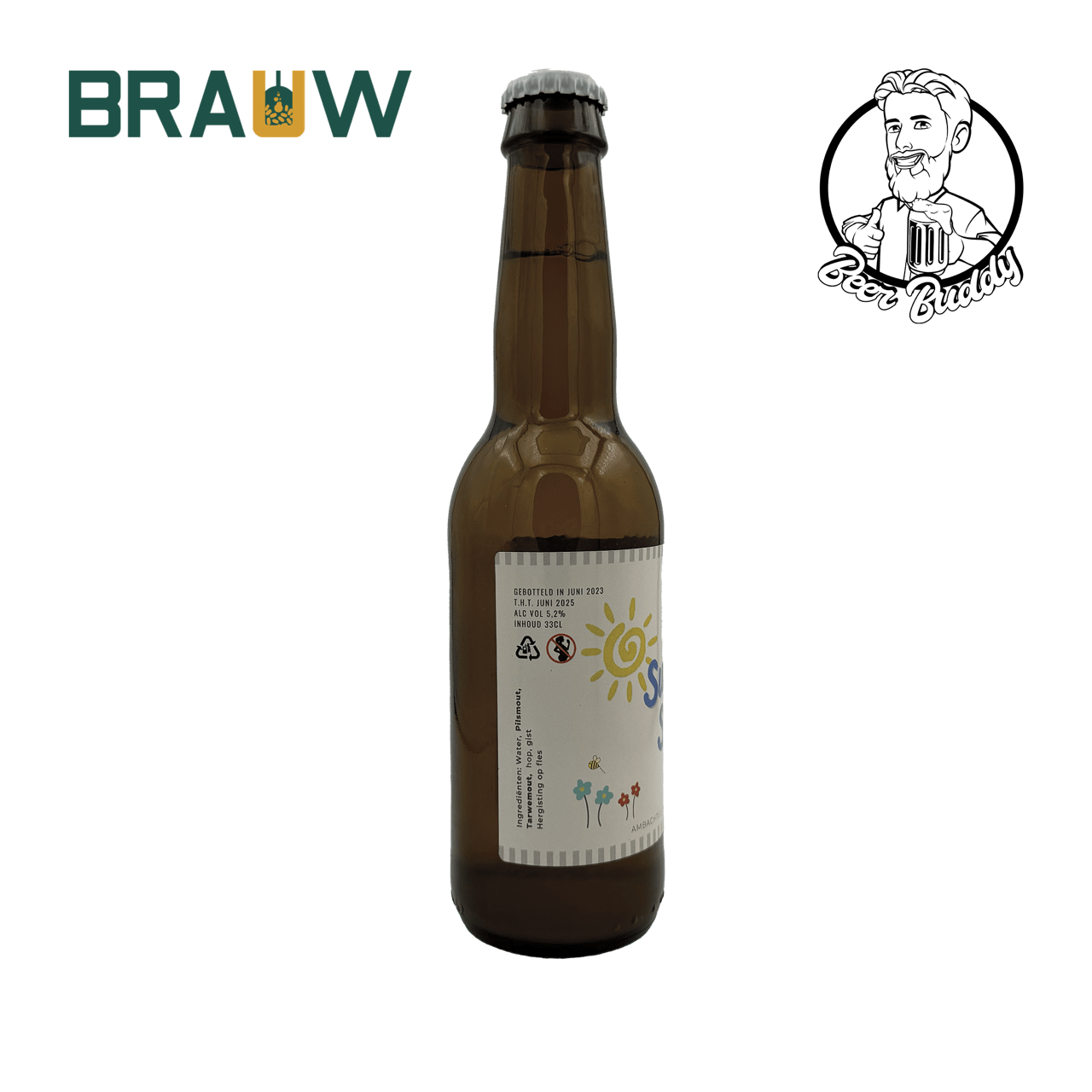 Sunny Saison - BeerBuddy - Stadsbrouwerij BRAUW