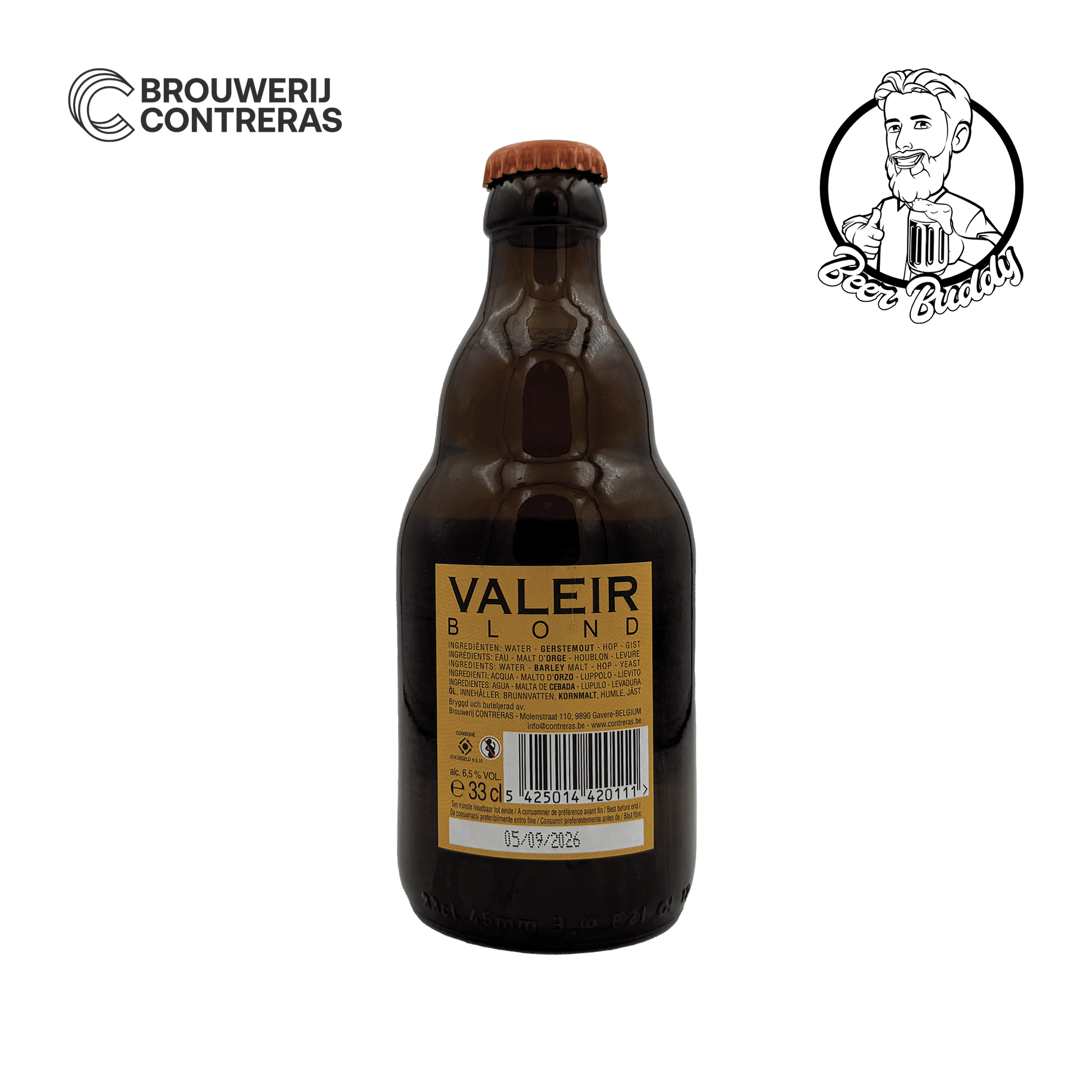 Valeir Blond - BeerBuddy - Brouwerij Contreras